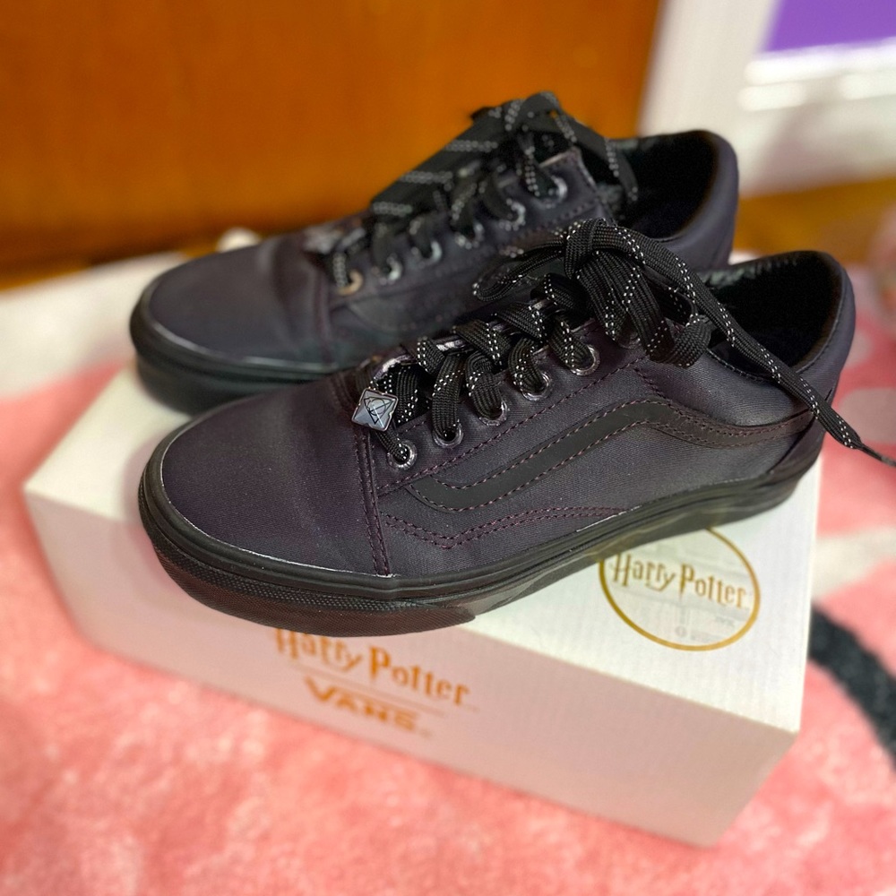 (5.5W 4M) Vans Old skool X Harry Potter deathly hallows shoes
